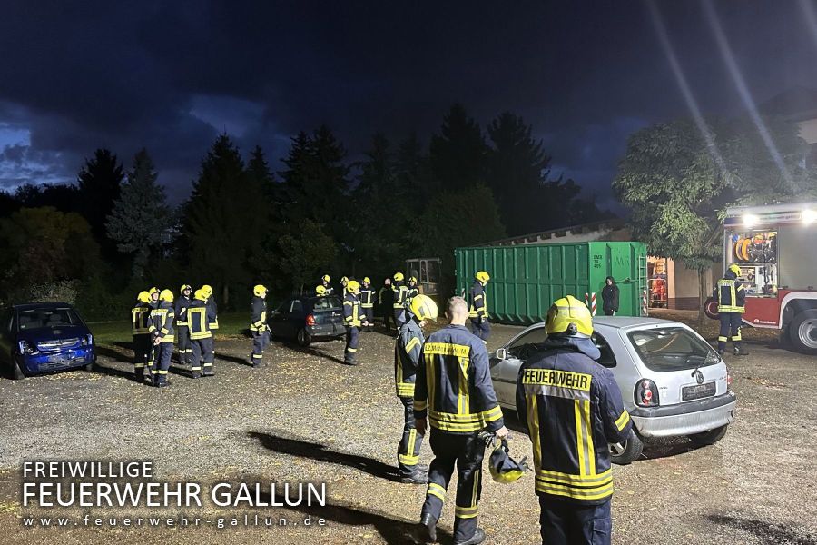 Ausbildung mit der Feuerwehr Mittenwalde